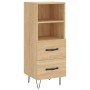 Sonoma oak plywood sideboard 34.5x34x180 cm by , Sideboards - Ref: Foro24-3199332, Price: 108,55 €, Discount: %