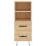 Sonoma oak plywood sideboard 34.5x34x180 cm by , Sideboards - Ref: Foro24-3199332, Price: 108,55 €, Discount: %