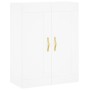 Tall white plywood sideboard 69.5x34x180 cm by , Sideboards - Ref: Foro24-3199857, Price: 152,50 €, Discount: %