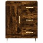 Aparador alto madera contrachapada roble ahumado 69,5x34x180 cm de , Aparadores - Ref: Foro24-3199990, Precio: 155,12 €, Desc...