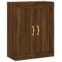 Aparador alto madera contrachapada marrón roble 69,5x34x180 cm de , Aparadores - Ref: Foro24-3199992, Precio: 157,09 €, Descu...