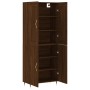 Tall oak brown plywood sideboard 69.5x34x180 cm by , Sideboards - Ref: Foro24-3199544, Price: 148,75 €, Discount: %