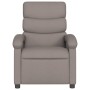 Sillón de masaje reclinable de tela gris taupé de , Sillones - Ref: Foro24-371709, Precio: 242,90 €, Descuento: %