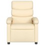 Sillón reclinable de tela crema de , Sillones - Ref: Foro24-371698, Precio: 217,41 €, Descuento: %