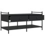 Black engineered wood coffee table 99x50x50 cm by , Coffee table - Ref: Foro24-833960, Price: 73,85 €, Discount: %