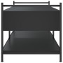 Black engineered wood coffee table 99x50x50 cm by , Coffee table - Ref: Foro24-833960, Price: 73,85 €, Discount: %