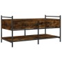 Mesa de centro madera de ingeniería roble ahumado 99x50x50 cm de , Mesas de centro - Ref: Foro24-833962, Precio: 71,64 €, Des...