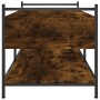 Smoked oak engineered wood coffee table 99x50x50 cm by , Coffee table - Ref: Foro24-833962, Price: 73,17 €, Discount: %