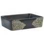 Rectangular black ceramic countertop washbasin 46x35.5x13 cm by , Sinks - Ref: Foro24-155073, Price: 124,01 €, Discount: %