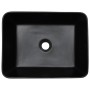 Lavabo sobre encimera rectangular cerámica negro 46x35,5x13 cm de , Lavabos - Ref: Foro24-155073, Precio: 124,01 €, Descuento: %