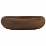 Aufsatzwaschbecken oval aus brauner Keramik 59x40x15 cm. von , Sinkt - Ref: Foro24-155084, Preis: 209,57 €, Rabatt: %