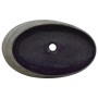 Lavabo sobre encimera ovalado cerámica morado gris 59x40x14 cm de , Lavabos - Ref: Foro24-155092, Precio: 133,22 €, Descuento: %