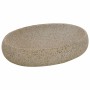 Sand ceramic oval countertop washbasin 59x40x15 cm by , Sinks - Ref: Foro24-155078, Price: 161,99 €, Discount: %