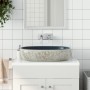 Sand and blue ceramic oval countertop washbasin 59x40x14 cm by , Sinks - Ref: Foro24-155099, Price: 161,62 €, Discount: %