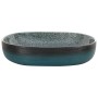 Turquoise ceramic oval countertop washbasin 59x40x14 cm by , Sinks - Ref: Foro24-155101, Price: 161,96 €, Discount: %