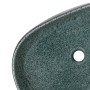 Turquoise ceramic oval countertop washbasin 59x40x14 cm by , Sinks - Ref: Foro24-155101, Price: 161,96 €, Discount: %