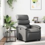 Gray Faux Leather Recliner by , Armchairs - Ref: Foro24-371716, Price: 230,82 €, Discount: %