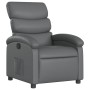 Gray Faux Leather Recliner by , Armchairs - Ref: Foro24-371716, Price: 227,79 €, Discount: %