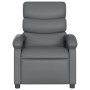 Gray Faux Leather Recliner by , Armchairs - Ref: Foro24-371716, Price: 227,79 €, Discount: %