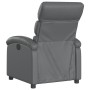 Gray Faux Leather Recliner by , Armchairs - Ref: Foro24-371716, Price: 227,79 €, Discount: %