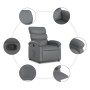 Gray Faux Leather Recliner by , Armchairs - Ref: Foro24-371716, Price: 227,79 €, Discount: %