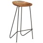 Kitchen stools, 2 units, solid acacia wood by , Kitchen stools - Ref: Foro24-247934, Price: 223,27 €, Discount: %