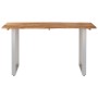 Mesa de comedor de madera maciza de acacia 140x70x76 cm de , Mesas de cocina y de comedor - Ref: Foro24-286478, Precio: 216,9...