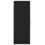 Engineered wood black wall cabinet 34.5x34x90 cm by , Sideboards - Ref: Foro24-834995, Price: 45,35 €, Discount: %