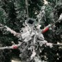 Artificial Christmas tree with hinges and flocked snow 150 cm by , Christmas trees - Ref: Foro24-357792, Price: 79,87 €, Disc...