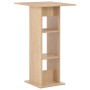 Tall bar table in oak color, 60x60x110 cm by , Kitchen and dining tables - Ref: Foro24-280207, Price: 77,44 €, Discount: %