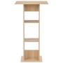 Tall bar table in oak color, 60x60x110 cm by , Kitchen and dining tables - Ref: Foro24-280207, Price: 77,44 €, Discount: %