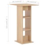 Tall bar table in oak color, 60x60x110 cm by , Kitchen and dining tables - Ref: Foro24-280207, Price: 77,44 €, Discount: %