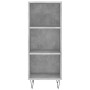 Gray concrete plywood sideboard 34.5x34x180 cm by , Sideboards - Ref: Foro24-3199013, Price: 82,43 €, Discount: %