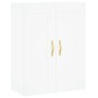 Tall white plywood sideboard 69.5x34x180 cm by , Sideboards - Ref: Foro24-3199921, Price: 161,99 €, Discount: %