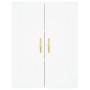 Tall white plywood sideboard 69.5x34x180 cm by , Sideboards - Ref: Foro24-3199921, Price: 161,99 €, Discount: %