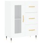 Tall white plywood sideboard 69.5x34x180 cm by , Sideboards - Ref: Foro24-3199921, Price: 161,99 €, Discount: %