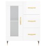 Tall white glossy plywood sideboard 69.5x34x180 cm by , Sideboards - Ref: Foro24-3199923, Price: 181,21 €, Discount: %