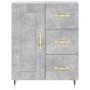 Hohes Sideboard Sperrholz grauer Beton 69,5x34x180 cm von , Sideboards - Ref: Foro24-3199989, Preis: 152,34 €, Rabatt: %