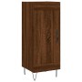 Tall oak brown plywood highboard 34.5x34x180 cm by , Sideboards - Ref: Foro24-3199528, Price: 103,68 €, Discount: %