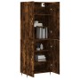 Aparador alto madera contrachapada roble ahumado 69,5x34x180 cm de , Aparadores - Ref: Foro24-3199542, Precio: 143,78 €, Desc...