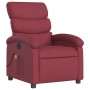 Sillón de masaje reclinable de tela color vino tinto de , Sillones - Ref: Foro24-371704, Precio: 207,60 €, Descuento: %