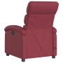 Sillón de masaje reclinable de tela color vino tinto de , Sillones - Ref: Foro24-371704, Precio: 208,94 €, Descuento: %