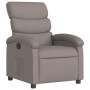 Sillón reclinable de tela gris taupe de , Sillones - Ref: Foro24-371697, Precio: 217,41 €, Descuento: %