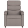 Sillón reclinable de tela gris taupe de , Sillones - Ref: Foro24-371697, Precio: 217,41 €, Descuento: %