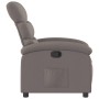 Sillón reclinable de tela gris taupe de , Sillones - Ref: Foro24-371697, Precio: 217,41 €, Descuento: %