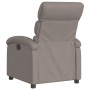 Sillón reclinable de tela gris taupe de , Sillones - Ref: Foro24-371697, Precio: 217,41 €, Descuento: %