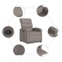 Sillón reclinable de tela gris taupe de , Sillones - Ref: Foro24-371697, Precio: 217,41 €, Descuento: %