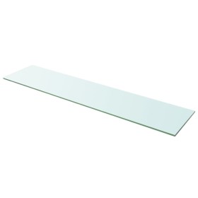 Clear glass shelf panel 110x25 cm by vidaXL, Shelves and shelves - Ref: Foro24-243850, Price: 28,99 €, Discount: %