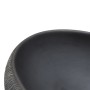 Oval black and grey ceramic countertop sink 59x40x15 cm by , Sinks - Ref: Foro24-155080, Price: 141,40 €, Discount: %