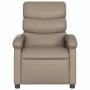 Sillón reclinable de cuero sintético color capuchino de , Sillones - Ref: Foro24-371719, Precio: 231,16 €, Descuento: %